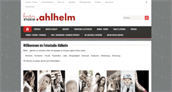 Desktop Screenshot of foto-ahlhelm.de
